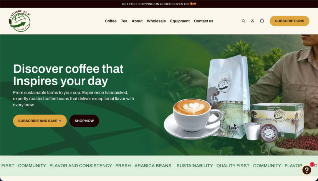 Latitude 23.5° Coffee & Tea Corp.